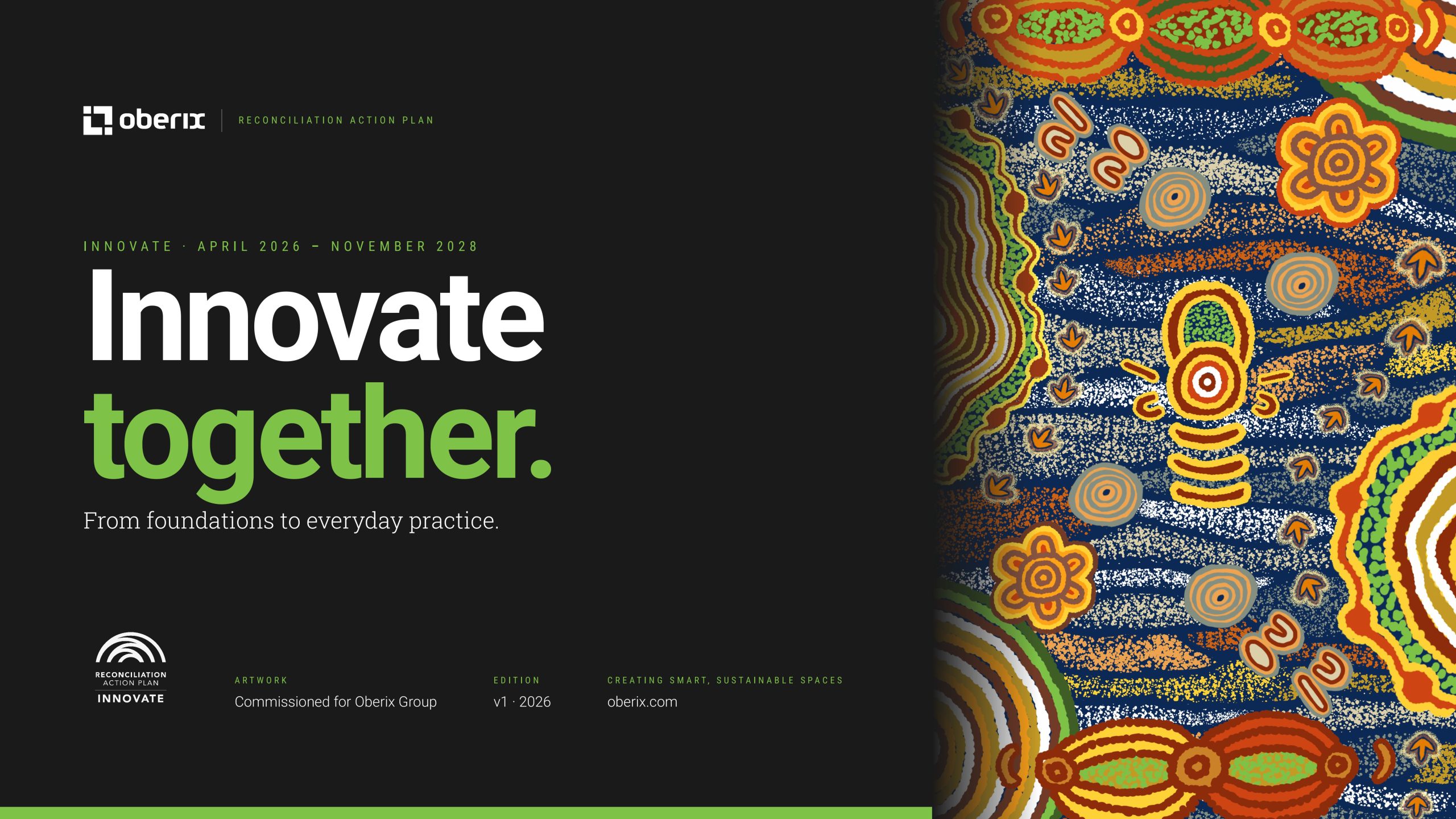 Oberix Group · Innovate Reconciliation Action Plan 2026–2028 v2.0 images 0